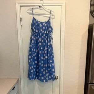 Universal Thread Blue Sleeveless Sundress